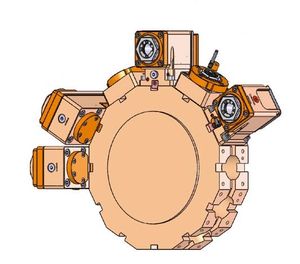 Блок SMW-Autoblok TH-RAD BMT45 Q20 DP15 H65 двойной осевой 06301300