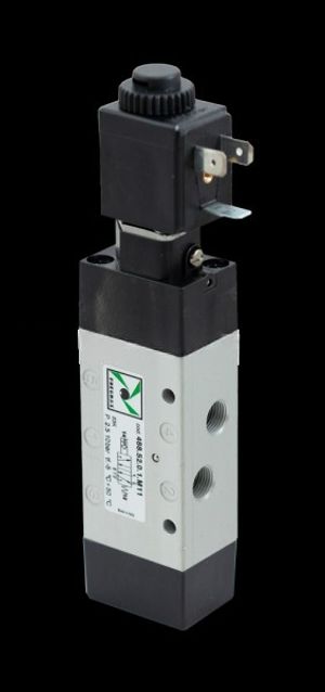 Пневмораспределитель электр. упр., PNEUMAX 488.52.0.1.M11 5/2 моност., G1/8, 24 VDC