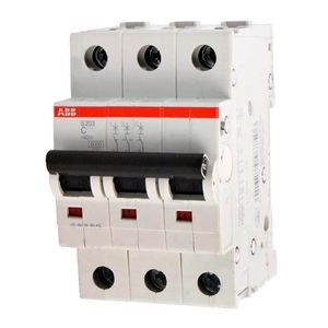 Выключатель автоматический ABB S203-C16 3п 16А 6кА х-ка C 2CDS253001R0164