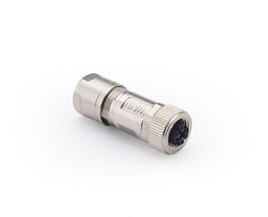 Соединитель цилиндрический Wain M12-FC08X-T-D8-SH 1630080200001