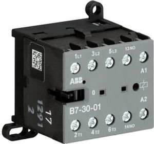 Контактор ABB B7-30-01-80 3п NOх3 NC 7А 220В AC GJL1311001R8010