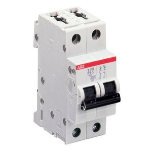 Выключатель автоматический ABB S202-B16 2п 16А 6кА х-ка B 2CDS252001R0165