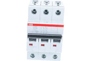 Выключатель автоматический ABB S203 C25 3п 25А 6кА х-ка C 2CDS253001R0254