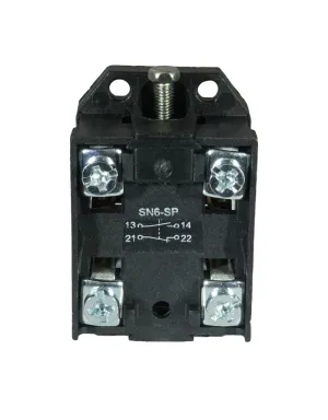 Блок контактный для ножных выключателей SUNS SN6-SP-FS